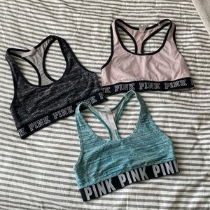 VS Pink sports bras